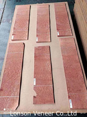 セコイア米国のエキゾチックな木製のベニヤの家具20CMの赤い木製のベニヤ