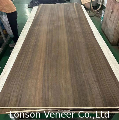 0.5mm 半角切断 煙草製 ヨーロッパオーク木 壁紙 250cm 長さ 家具用
